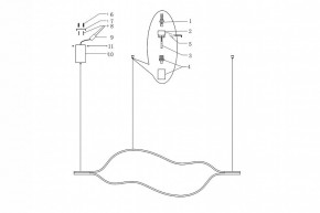 Подвесной светильник Imperiumloft Tape Light TRUDY01 в Губкинском - gubkinskiy.ok-mebel.com | фото 8