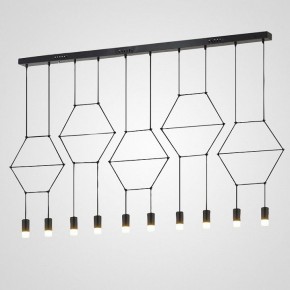 Подвесной светильник Imperiumloft Via Wireflow polyhedral Via01 в Губкинском - gubkinskiy.ok-mebel.com | фото
