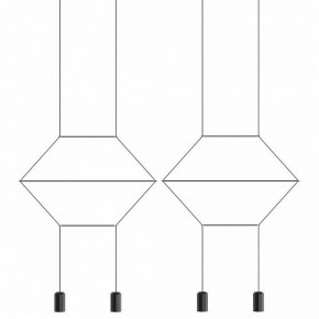 Подвесной светильник Imperiumloft Via Wireflow polyhedral Via01 в Губкинском - gubkinskiy.ok-mebel.com | фото