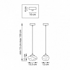 Подвесной светильник Lightstar Meringe 799033 в Губкинском - gubkinskiy.ok-mebel.com | фото 4