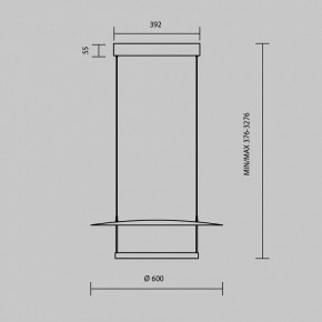 Подвесной светильник Maytoni Ambience MOD280PL-L30B3K1 в Губкинском - gubkinskiy.ok-mebel.com | фото 4