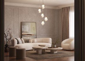 Подвесной светильник Maytoni Aura MOD016PL-05BS в Губкинском - gubkinskiy.ok-mebel.com | фото 4