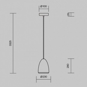 Подвесной светильник Maytoni Pilastro MOD430PL-01CM в Губкинском - gubkinskiy.ok-mebel.com | фото 5