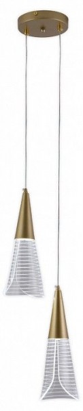 Подвесной светильник Natali Kovaltseva Triangle LED LAMPS 81117/2C в Губкинском - gubkinskiy.ok-mebel.com | фото 2