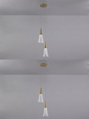 Подвесной светильник Natali Kovaltseva Triangle LED LAMPS 81117/2C в Губкинском - gubkinskiy.ok-mebel.com | фото 5