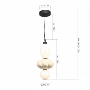 Подвесной светильник ST-Luce FLORENTINI SL6134.413.01 в Губкинском - gubkinskiy.ok-mebel.com | фото 4
