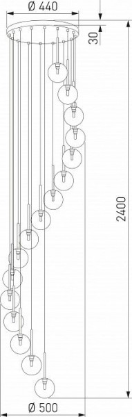 Подвесной светильник TK Lighting Aurora 10182 Aurora в Губкинском - gubkinskiy.ok-mebel.com | фото 2