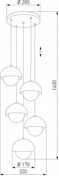 Подвесной светильник TK Lighting Bono 10214 Bono в Губкинском - gubkinskiy.ok-mebel.com | фото 4