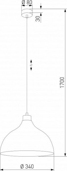 Подвесной светильник TK Lighting Cap 5901 Cap в Губкинском - gubkinskiy.ok-mebel.com | фото 5