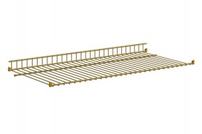 Полка сотовая L695 (золото) в Губкинском - gubkinskiy.ok-mebel.com | фото
