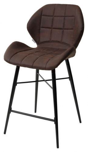 Полубарный стул MARCEL COWBOY-#800 темно-коричневый (H=65cm), ткань микрофибра М-City в Губкинском - gubkinskiy.ok-mebel.com | фото