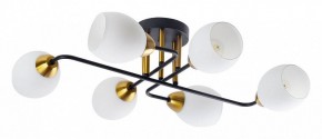 Потолочная люстра Arte Lamp Andrea A8141PL-6BK в Губкинском - gubkinskiy.ok-mebel.com | фото