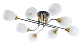 Потолочная люстра Arte Lamp Andrea A8141PL-8BK в Губкинском - gubkinskiy.ok-mebel.com | фото