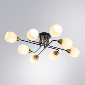 Потолочная люстра Arte Lamp Andrea A8141PL-8BK в Губкинском - gubkinskiy.ok-mebel.com | фото 2
