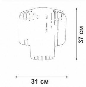 Потолочная люстра Vitaluce V5153 V5153-1/4PL в Губкинском - gubkinskiy.ok-mebel.com | фото 4