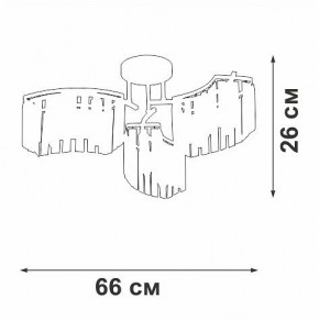 Потолочная люстра Vitaluce V5884 V5884-0/6PL в Губкинском - gubkinskiy.ok-mebel.com | фото 3