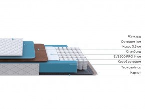 PROxSON Матрас FIRST Cocos Flat M (Ткань Синтетический жаккард) 160x190 в Губкинском - gubkinskiy.ok-mebel.com | фото 3