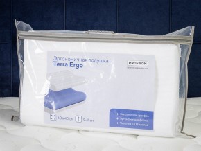 PROxSON Подушка Terra Ergo (Страйп сатин) 40x60 в Губкинском - gubkinskiy.ok-mebel.com | фото 10