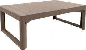 Раскладной стол Лион с регулируемой высотой столешницы (Lyon rattan table) капучино (h400/650) в Губкинском - gubkinskiy.ok-mebel.com | фото 4