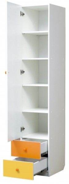 Шкаф 1-но дверный с ящиками Радуга (400) в Губкинском - gubkinskiy.ok-mebel.com | фото 2