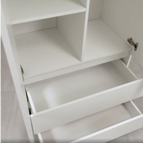 Шкаф 2-х створчатый Симпл ШК-03 (белый) в Губкинском - gubkinskiy.ok-mebel.com | фото 6