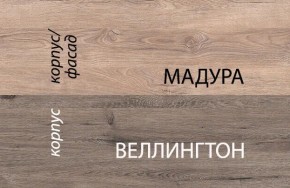 Шкаф 2D1S/D1, DIESEL , цвет дуб мадура/веллингтон в Губкинском - gubkinskiy.ok-mebel.com | фото 3