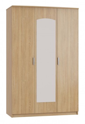 Шкаф 3-х дверный с зеркалом Шк210.1 МС Ирина в Губкинском - gubkinskiy.ok-mebel.com | фото