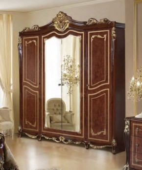 Шкаф 4-х дверный с зеркалами (19.144) Джоконда в Губкинском - gubkinskiy.ok-mebel.com | фото