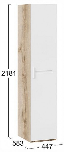 Шкаф для белья Фьюжн ТД-260.07.01 в Губкинском - gubkinskiy.ok-mebel.com | фото 4