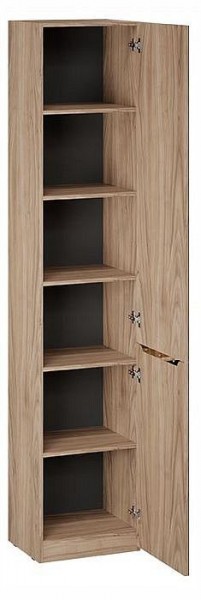 Шкаф для белья Глосс СМ-319.07.011 в Губкинском - gubkinskiy.ok-mebel.com | фото 3