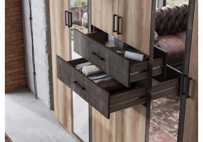 Шкаф для белья Паркинс в Губкинском - gubkinskiy.ok-mebel.com | фото 5