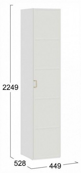 Шкаф для белья Стелла в Губкинском - gubkinskiy.ok-mebel.com | фото 4
