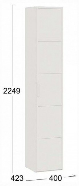 Шкаф для белья Стелла Исп.2 в Губкинском - gubkinskiy.ok-mebel.com | фото 4
