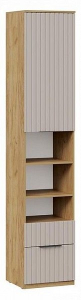 Шкаф комбинированный Хилтон Исп. 2 в Губкинском - gubkinskiy.ok-mebel.com | фото 2