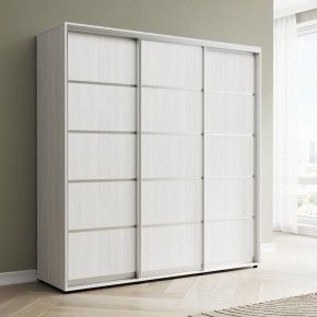 Шкаф-купе Акцент-Квадро Д 2400-600 в Губкинском - gubkinskiy.ok-mebel.com | фото 3
