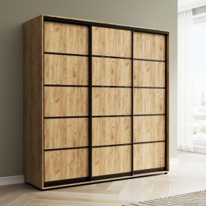 Шкаф-купе Акцент-Квадро Д 2400-600 в Губкинском - gubkinskiy.ok-mebel.com | фото 4