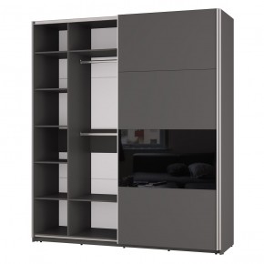 Шкаф-купе Харви ШКК-10 (графит) в Губкинском - gubkinskiy.ok-mebel.com | фото 2