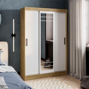 Шкаф-купе Тео ШКК-02 (крафт/белый) в Губкинском - gubkinskiy.ok-mebel.com | фото