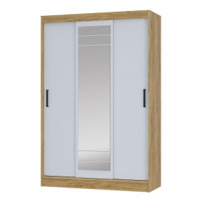Шкаф-купе Тео ШКК-02 (крафт/белый) в Губкинском - gubkinskiy.ok-mebel.com | фото 2