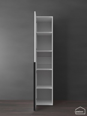 Шкаф Linnea MHR-1-2 2050х400х510 (Белый-М 11.1.1) в Губкинском - gubkinskiy.ok-mebel.com | фото 4