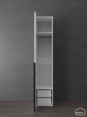 Шкаф Linnea MHR-1-3 2050х400х510 (Белый-М 11.1.2) в Губкинском - gubkinskiy.ok-mebel.com | фото 6