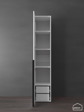 Шкаф Linnea MHR-1-4 2050х400х510 (Белый-М 11.1.1) в Губкинском - gubkinskiy.ok-mebel.com | фото 7