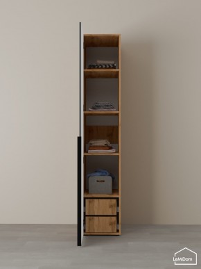 Шкаф Linnea MHR-1-4 2050х400х510 (ДВ-М 11.1.25) в Губкинском - gubkinskiy.ok-mebel.com | фото 6