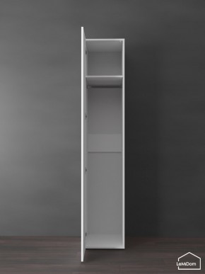 Шкаф Linnea MHR-1PO 2050х400х510 (Белый-М 11.1.1) в Губкинском - gubkinskiy.ok-mebel.com | фото 5
