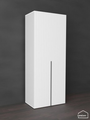 Шкаф Linnea MHR-2-2 2050х800х510 (Белый-М 11.1.2) в Губкинском - gubkinskiy.ok-mebel.com | фото