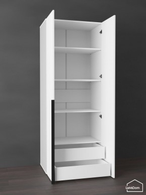 Шкаф Linnea MHR-2-4 2050х800х510 (Белый-М 11.1.2) в Губкинском - gubkinskiy.ok-mebel.com | фото 5