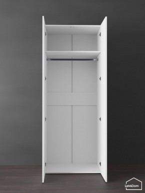 Шкаф Linnea MHR-2PO 2050х800х510 (Белый-М 11.1.2) в Губкинском - gubkinskiy.ok-mebel.com | фото 4