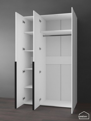 Шкаф Linnea MHR-3-1 2050х1200х510 (Белый-М 11.1.2) в Губкинском - gubkinskiy.ok-mebel.com | фото 5