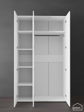 Шкаф Linnea MHR-3PO-1 2050х1200х510 (Белый-М 11.1.1) в Губкинском - gubkinskiy.ok-mebel.com | фото 5