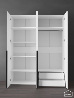 Шкаф Linnea MHR-4-2 2050х1600х510 (Белый-М 11.1.2) в Губкинском - gubkinskiy.ok-mebel.com | фото 5